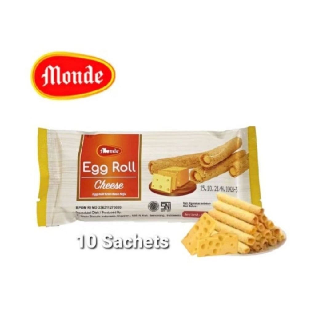 Monde egg roll cheese 35gram isi(10pcs)