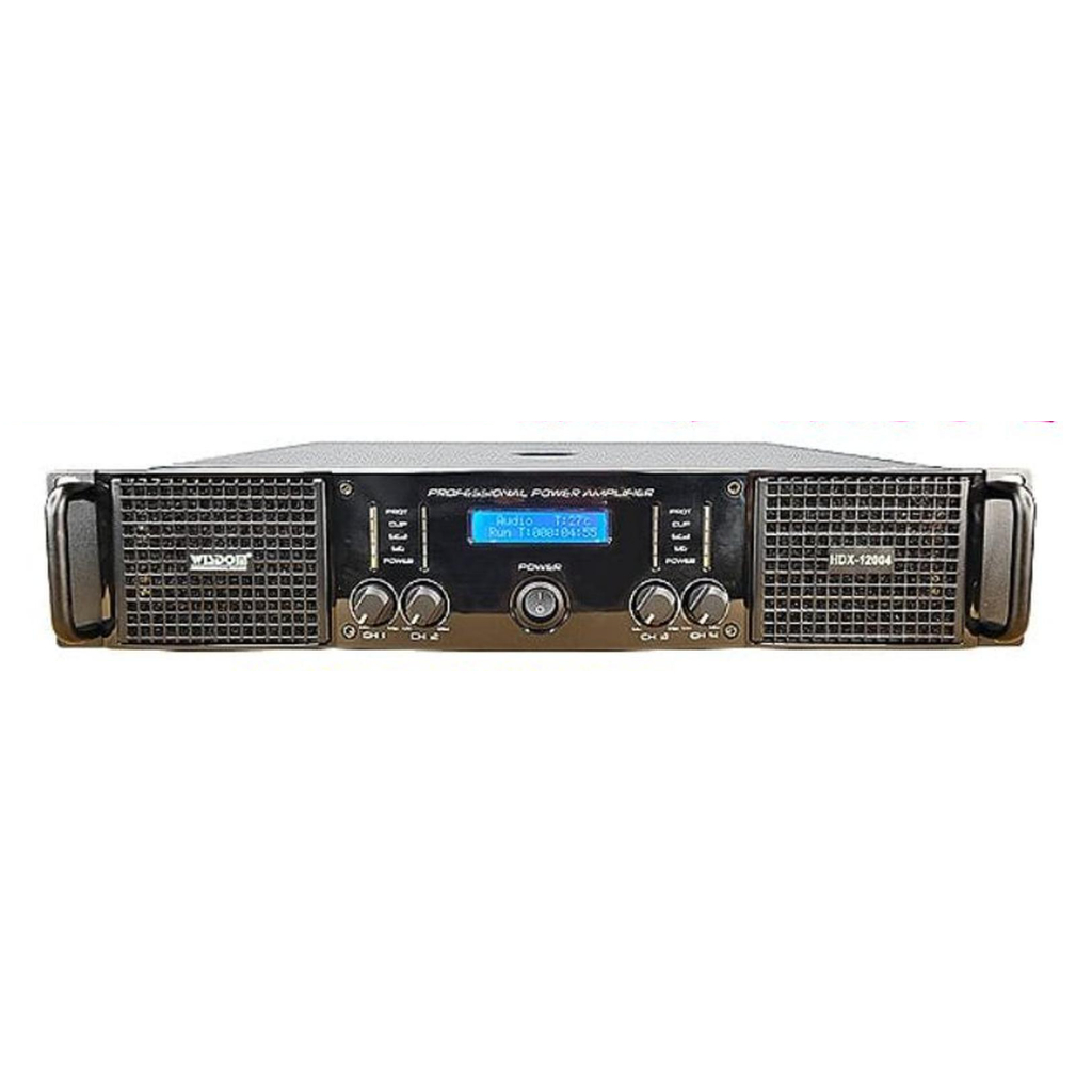 Wisdom HDX12004 4-Channel Power Amplifier Wisdom – HDX-12004 / HDX-12004