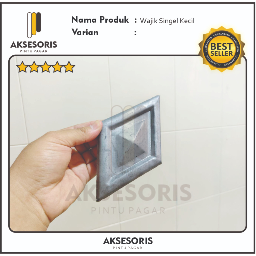 WAJIK KECIL SINGLE ORNAMEN PAGAR
