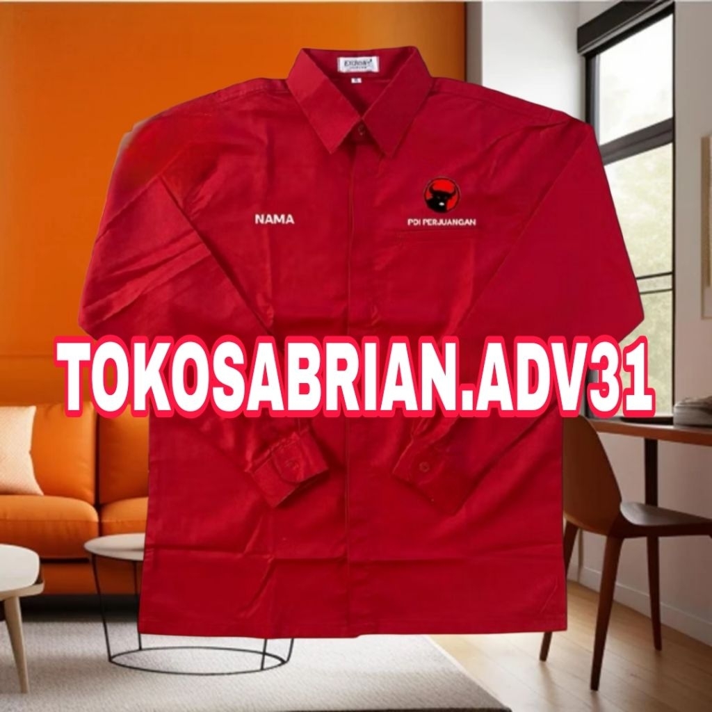 Kemeja PDI Seragam PDI Baju PDi