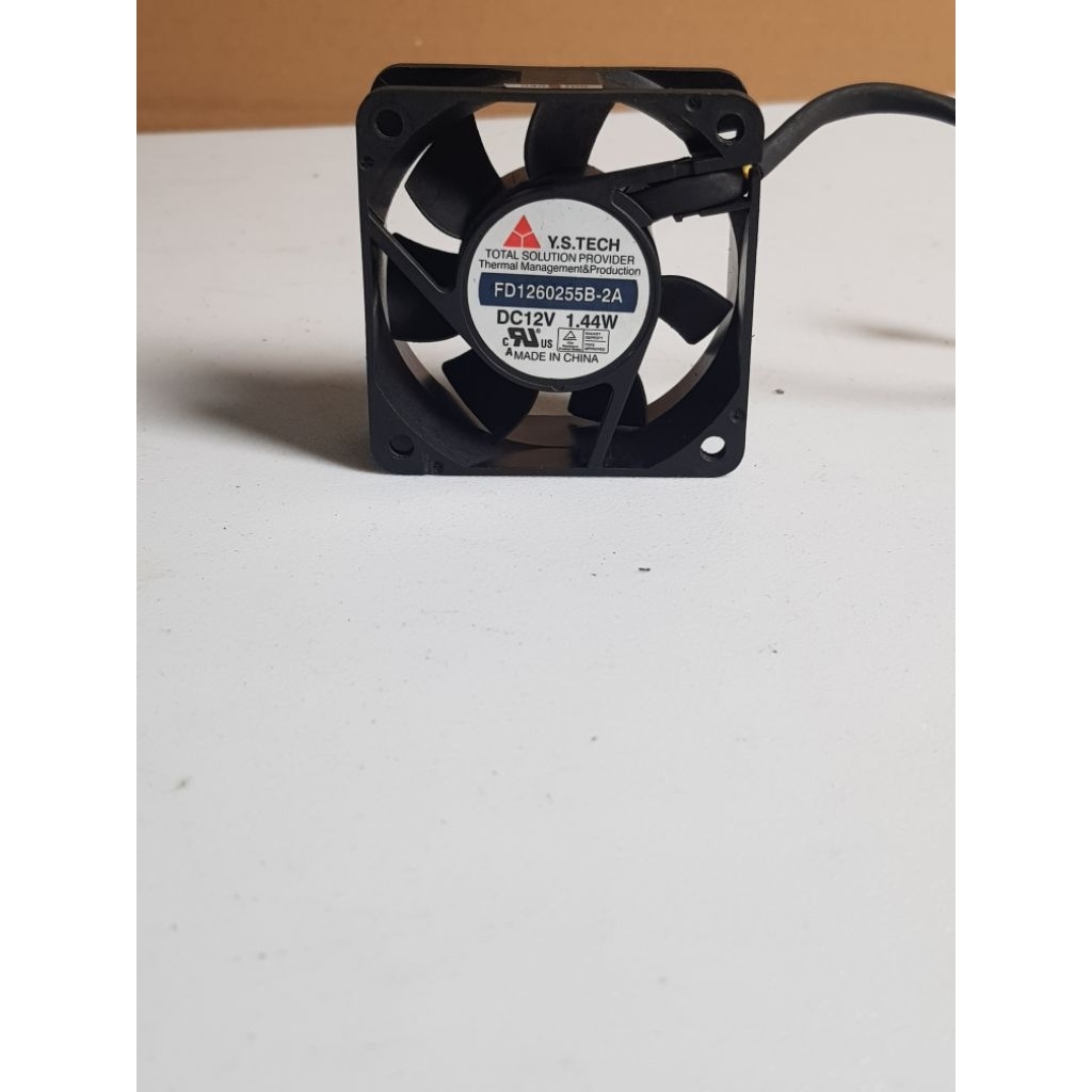 Fan kipas Y.S. TECH DC 12V_1.44W 6X6CM 3pin