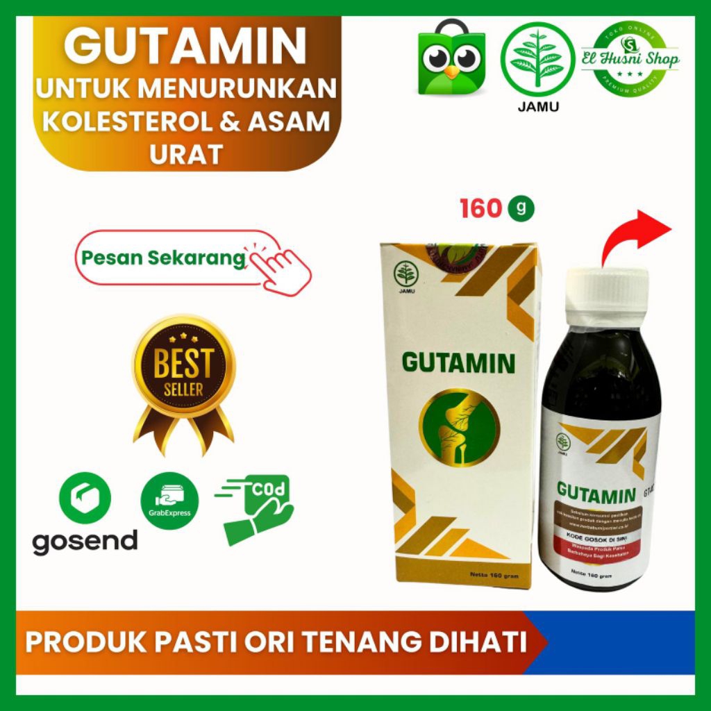 Madu Gutamin Asli Original Obat Herbal Nyeri Sendi Pengapuran Rematik