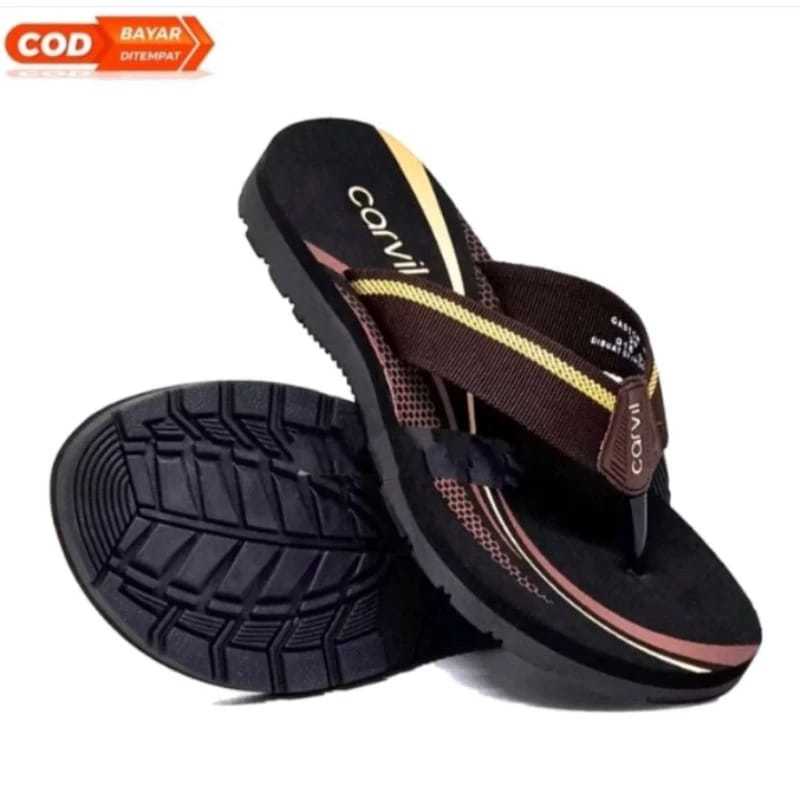 PROMO sandal CARVIL pria dewasa & anak . sandal jepit cowok . sandal