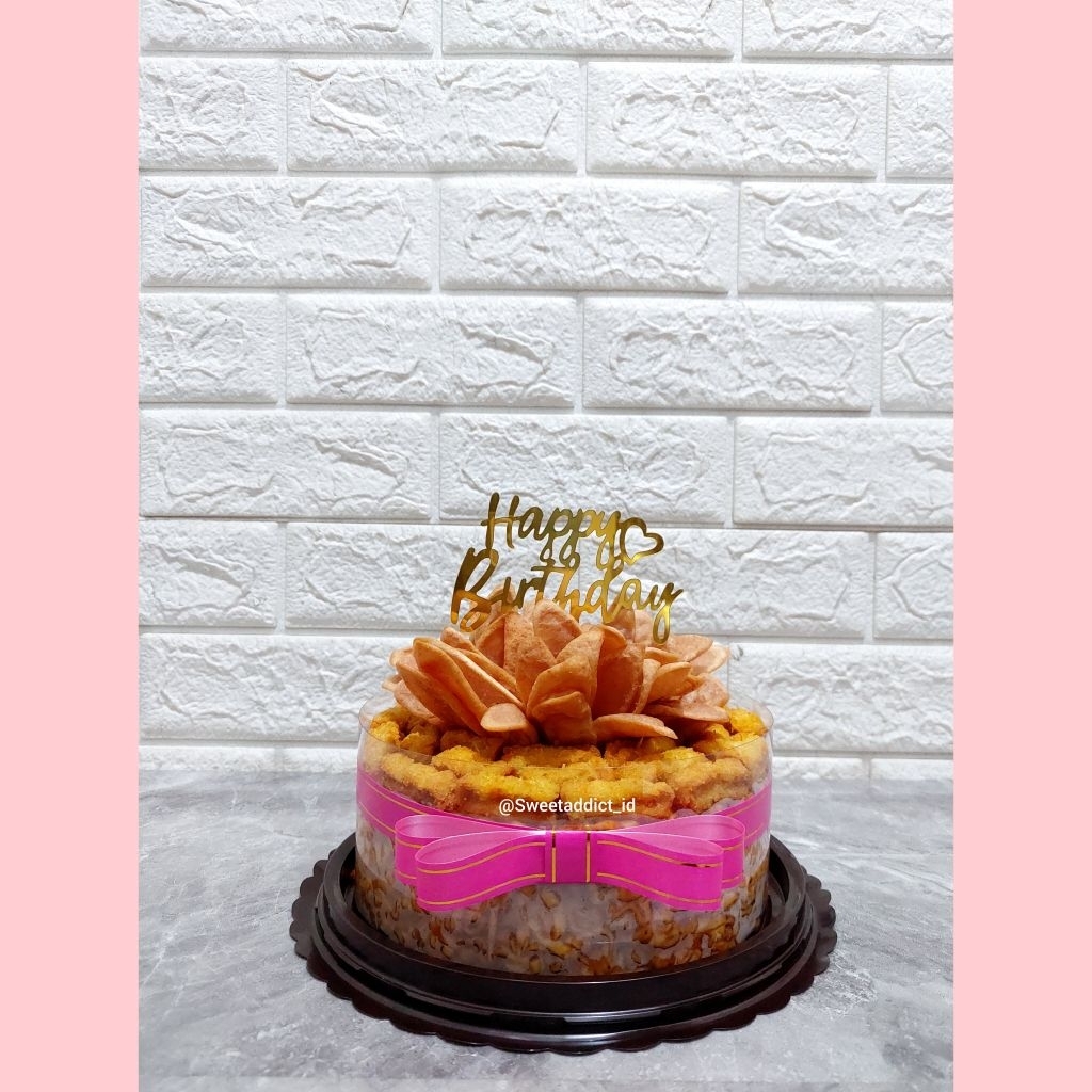 [BISA DADAKAN / HARI H] Samyang cake / mie samyang / samyang birthday cake / noodle cake / mie ulang