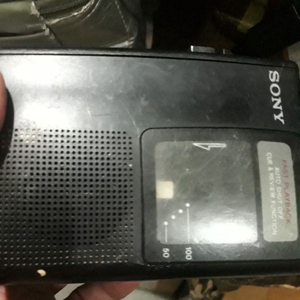 Walkman sony TCM S63 bahan junk