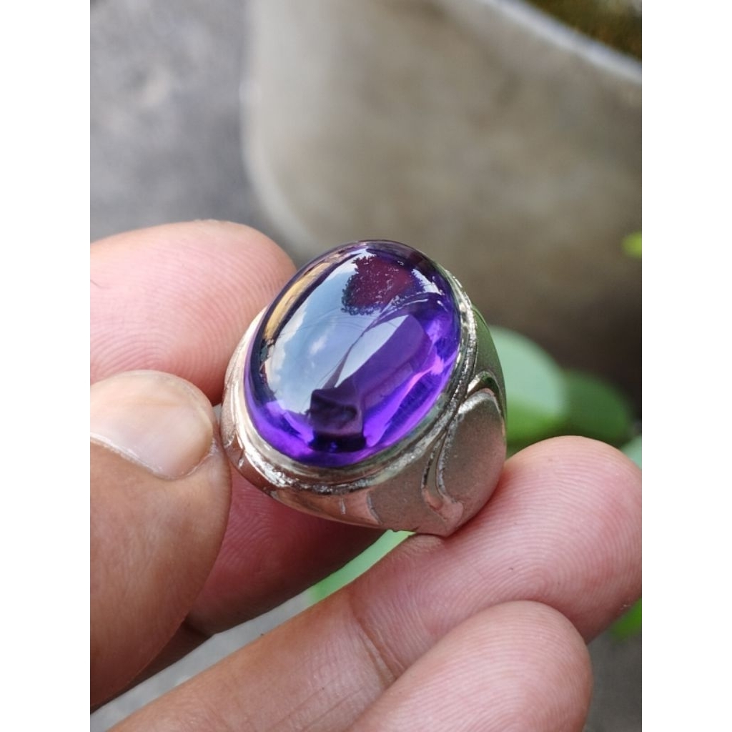Cincin bungur tanjung btb ungu terong natural