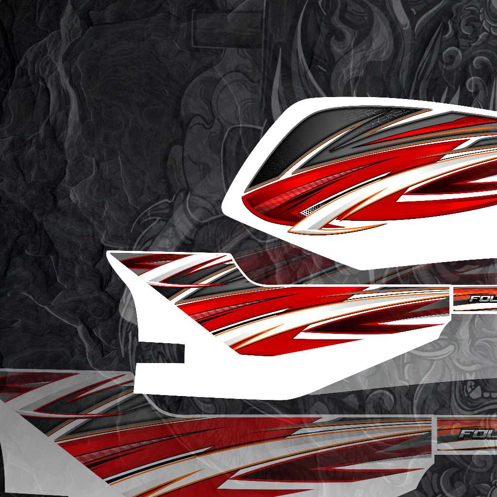 striping gl pro / max transparan uv max decal variasi gl pro / max