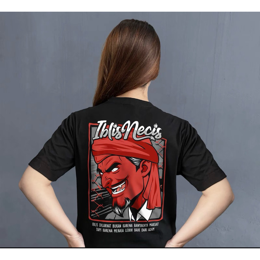 TSHIRT KAOS TERBARU IBLIS NECIS