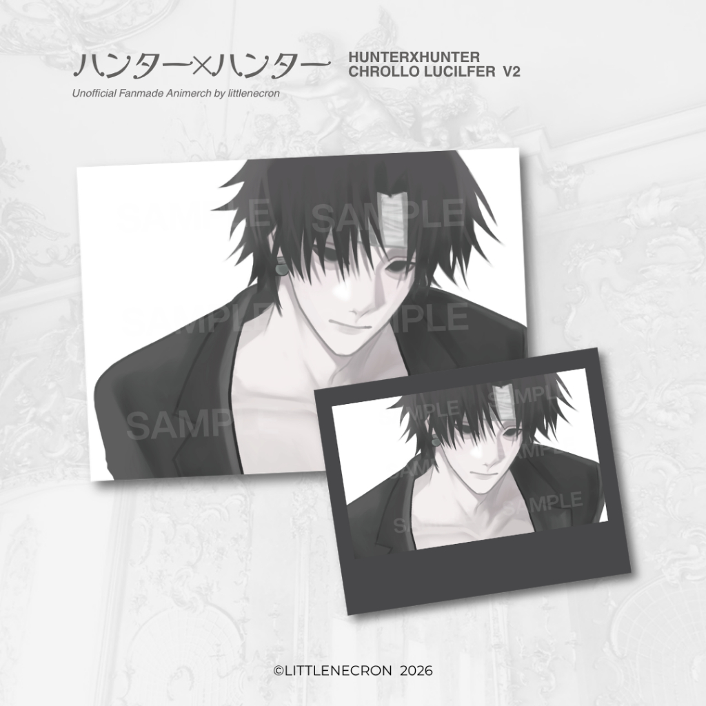 [littlenecron] HUNTERXHUNTER - Chrollo Lucilfer V2 / Photocard & Artprint