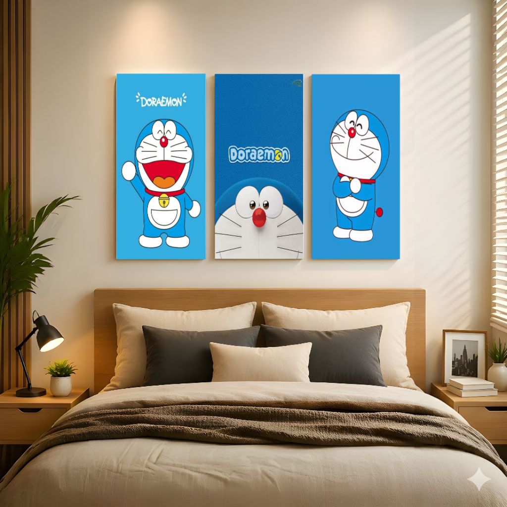 Poster Hiasan Dinding Walldecor Dekorasi Kamar Anak Doraemon