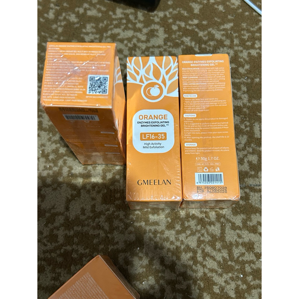 Gmeelan Orange Enzymes Exfoliating Brightening Gel