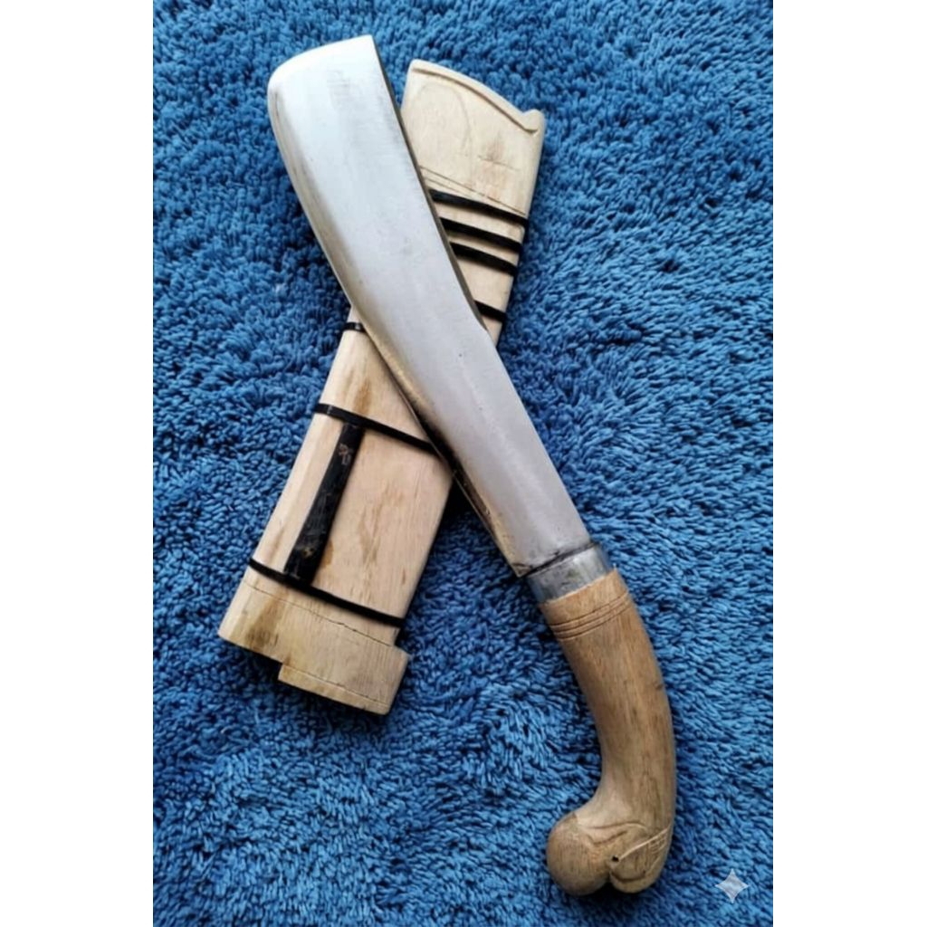 Golok Tebas Kelapa Bambu Kayu (Golok Galonggong Kayu Kuat) - BajaPer Premium