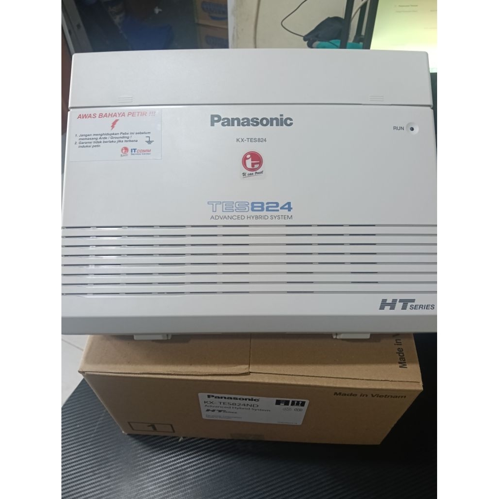 Pabx Panasonic KX+TES824 +Telepon KX-T7730  like new kondisi 97%