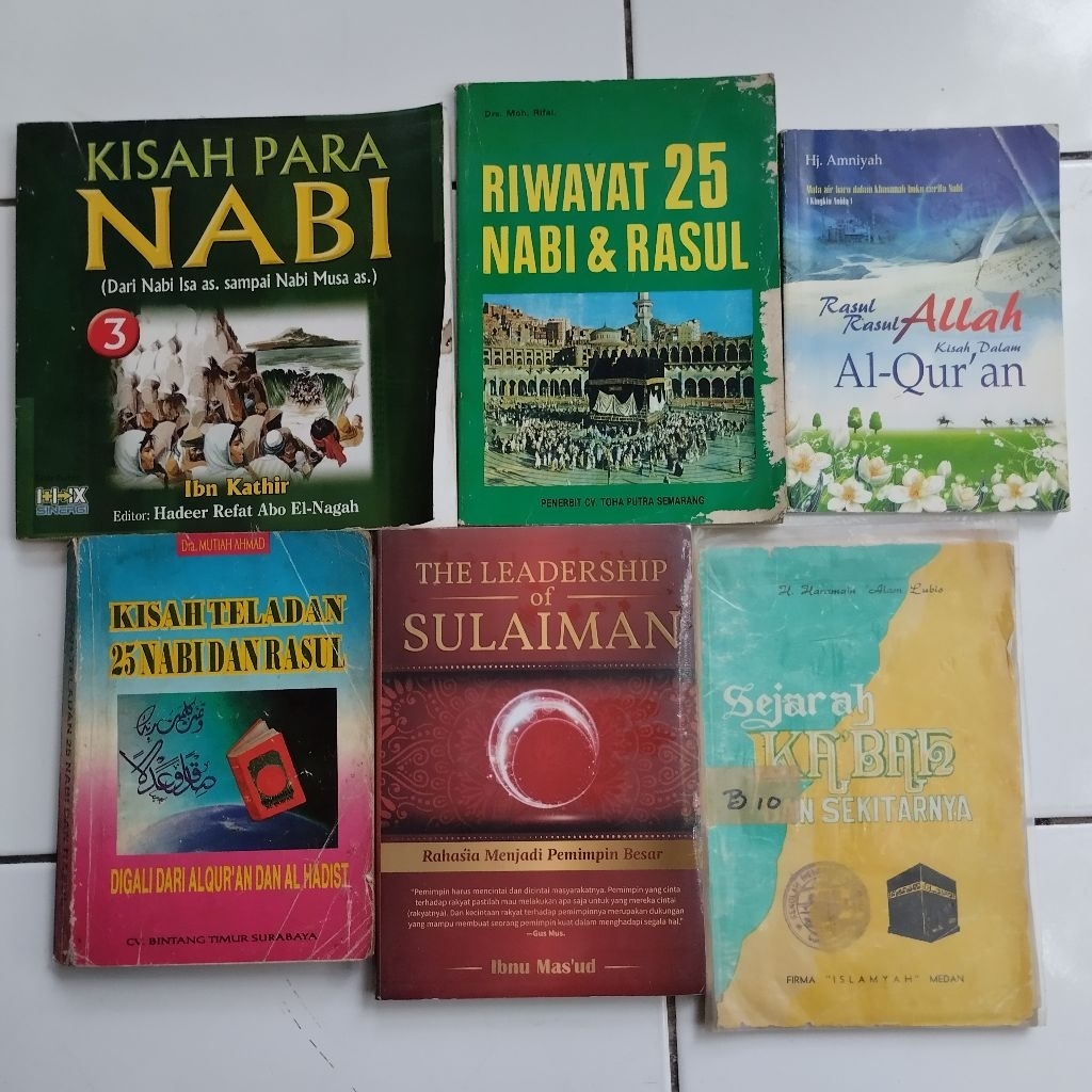 Kisah Para Nabi Ibnu Katsir - Riwayat 25 Nabi & Rasul Moh Rifai - Rasul-Rasul Allah Kisah dalam Al-Q