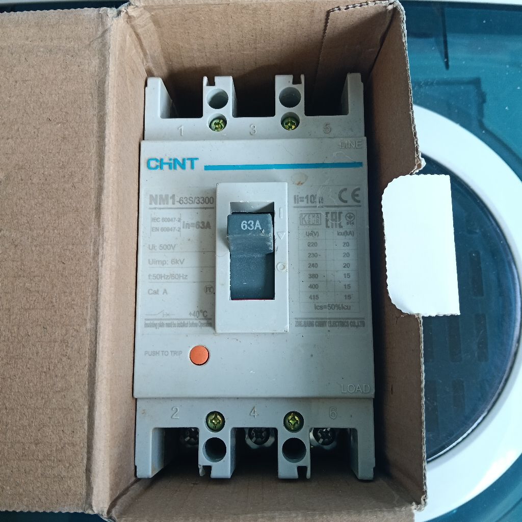 mccb chint 3pol 63ampere