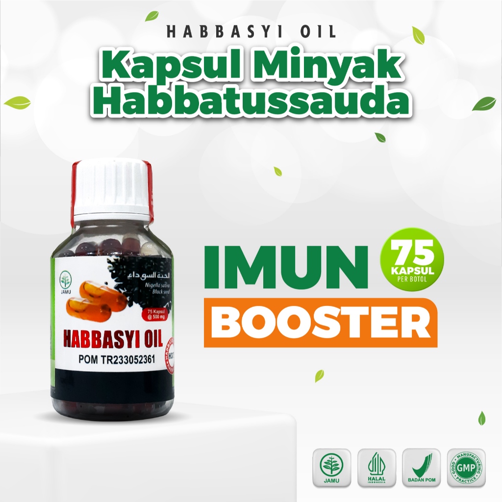 HABBASYI NIAGA UTAMA - Habbatussauda Impor Ethiopia | Habbasyi Oil Murni Oil habbasyi 75 Kapsul