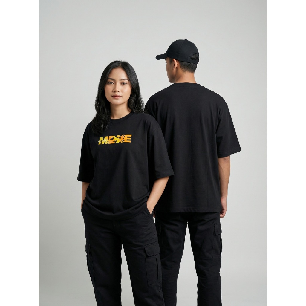 Mode One Kaos Oversize 3D Sablon Timbul - Kaos Jumbo  Katun Tokyo 16s OSMO3D 103