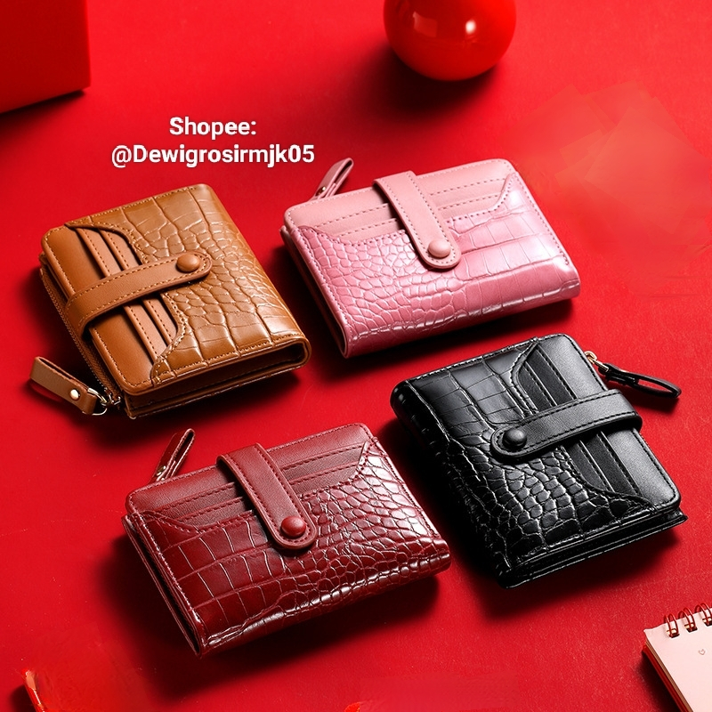 (IMPORT KOREA) Dompet lipat wanita dompet kecil wanita dompet mini wanita dompet kartu wanita dompet