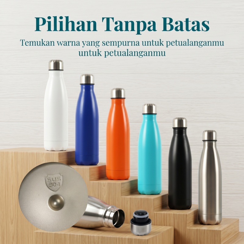Termos berkapasitas kecil, mulut kecil, cangkir baja tahan karat, portabel, olahraga luar ruangan, k
