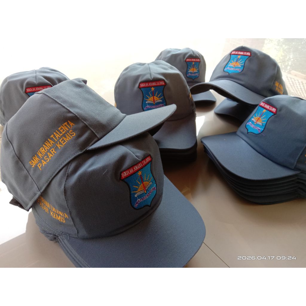 Topi SMA Bordir CUSTOM kualitas BAGUS