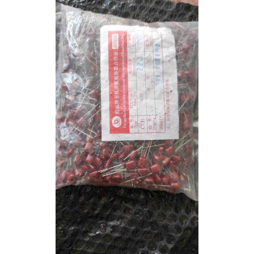 1.000 pcs Kapasitor milar 223 capacitor milar 22n