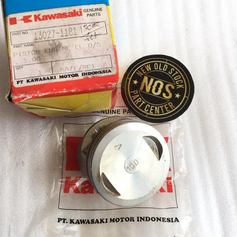 SEHER PISTON KAWASAKI KAZE OS 100 ORIGINAL ORI ASLI KGP 13027-1181