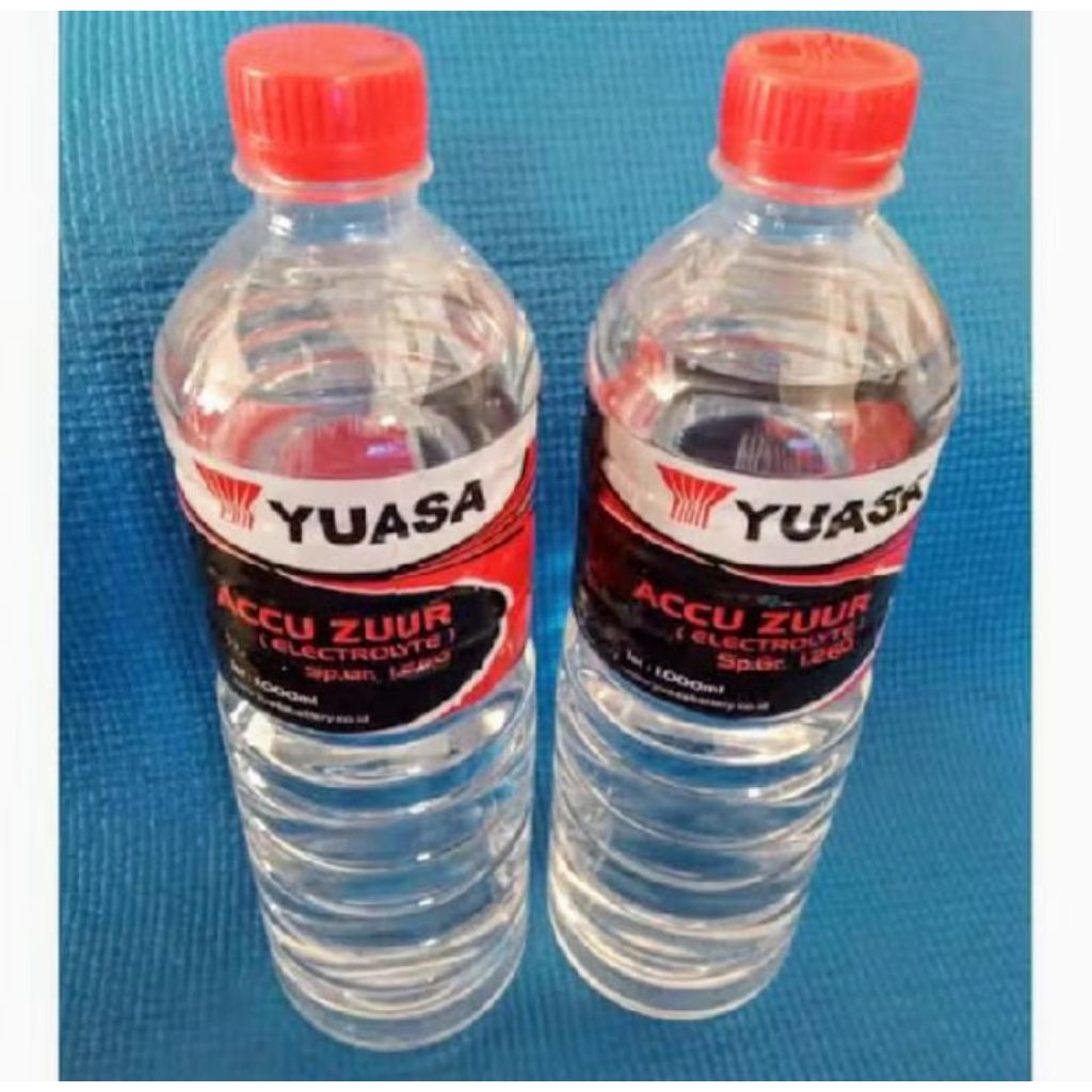 Air Aki Merah/ Air Zuur/ Accu Zuur YUASA 1 Liter