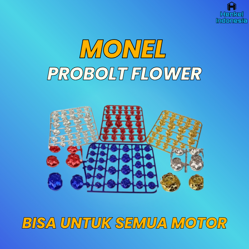 Tutup Baut - Baut Variasi Motor Probolt Flower Bahan Plastik - Variasi Motor