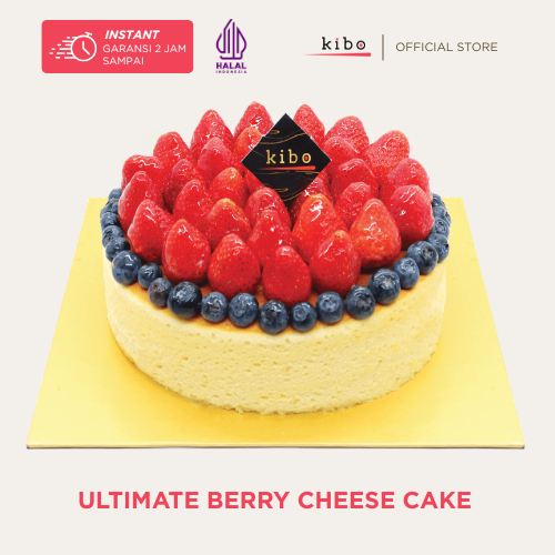 KIBO Ultimate Berry Cheese Cake - Kue Ulang Tahun
