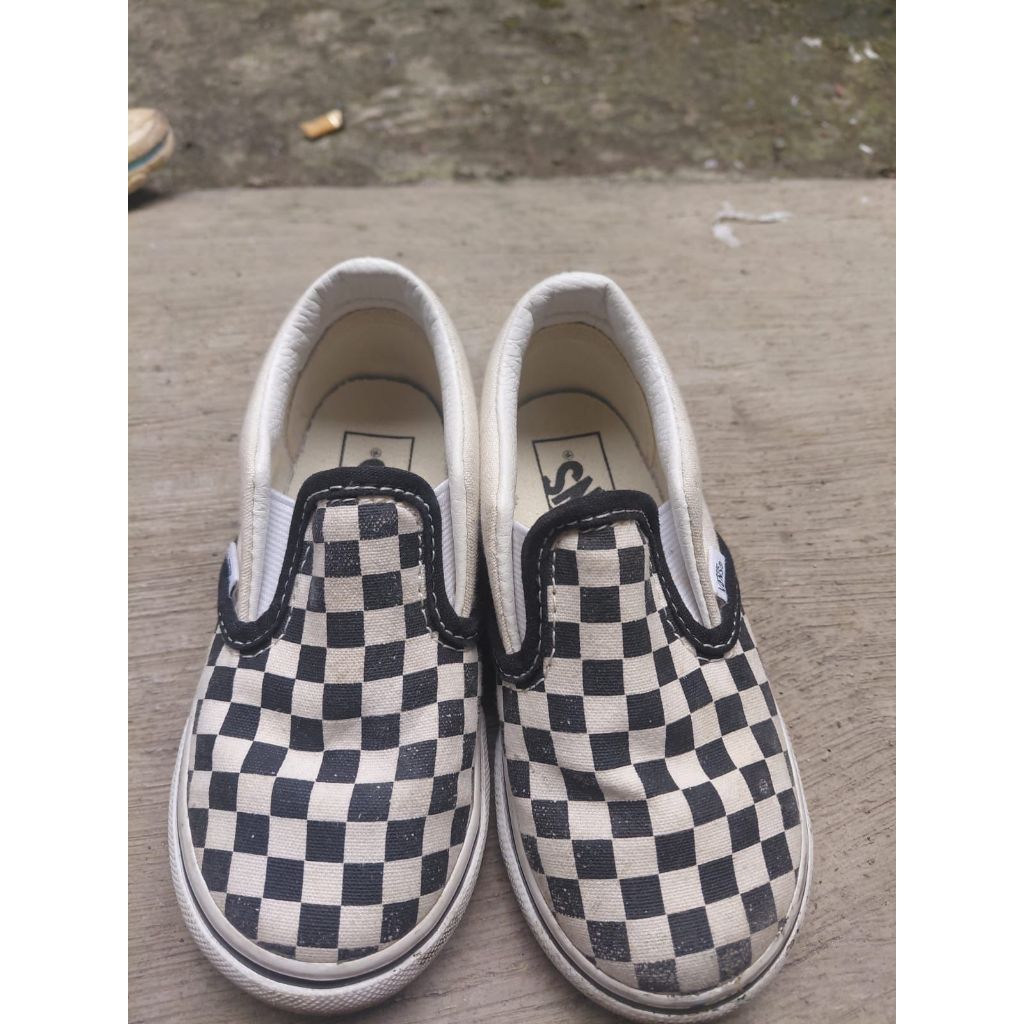VANS ANAK MOTIF CATUR ORIGINAL