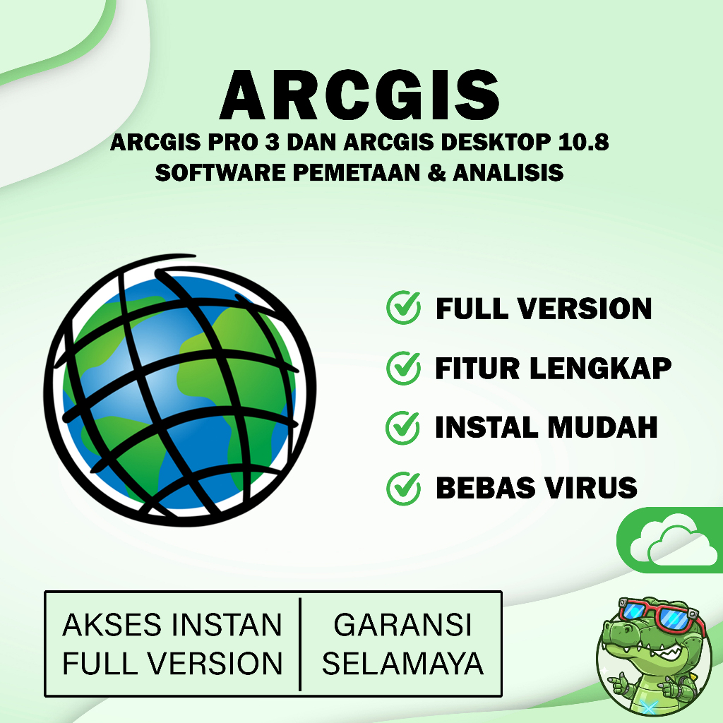 ArcGIS Pro 3.5.4 dan ArcGIS Desktop 10.8.2 Full Version Original Lifetime + Panduan Instalasi SOFTWA