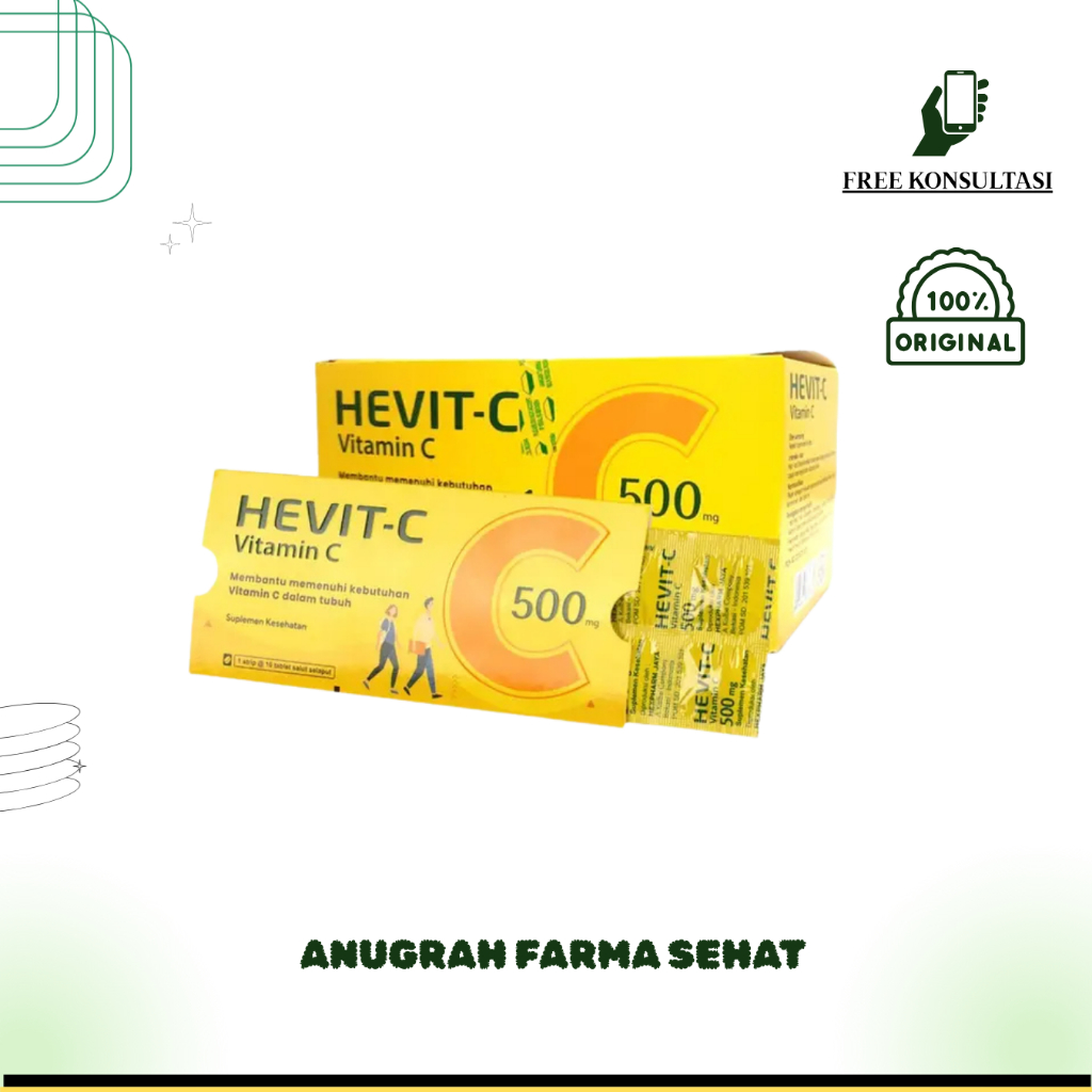 HEVIT-C VITAMIN C 500 MG - Suplemen Vitamin C 500 MG