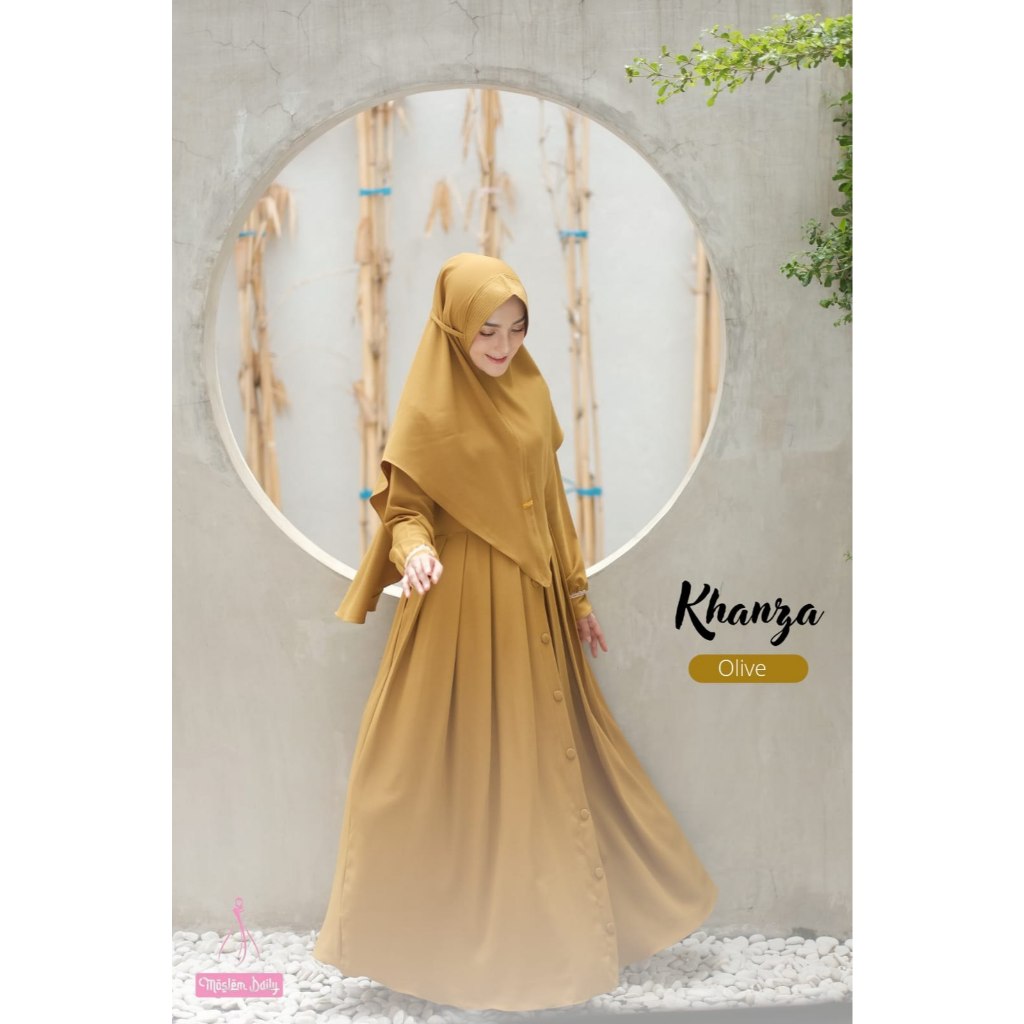 baru gamis murah Khanza Set by Moslem Daily Athalia Set Hijab Ceruty Set Pashmina Latifah dress umro