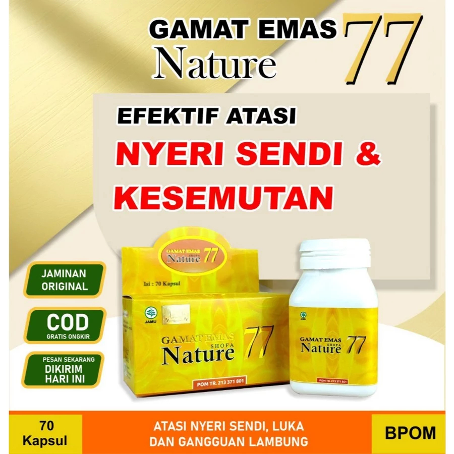 Kapsul Gamat Emas Nature 77 - Gamat Emas Nature 77 - Gamat Nature 77