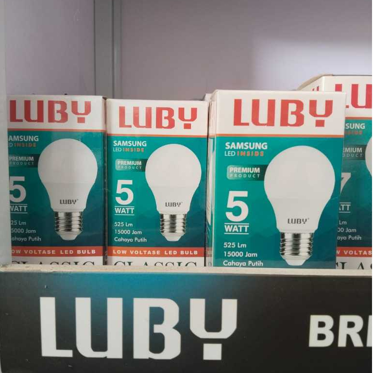 lampu bohlam led 5w / watt luby clasic