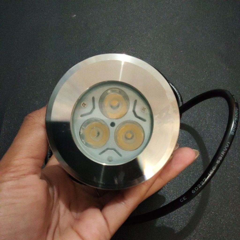 Lampu LED Lantai Tanam 6watt/3w / Lampu Kolam/ Lampu Tanam