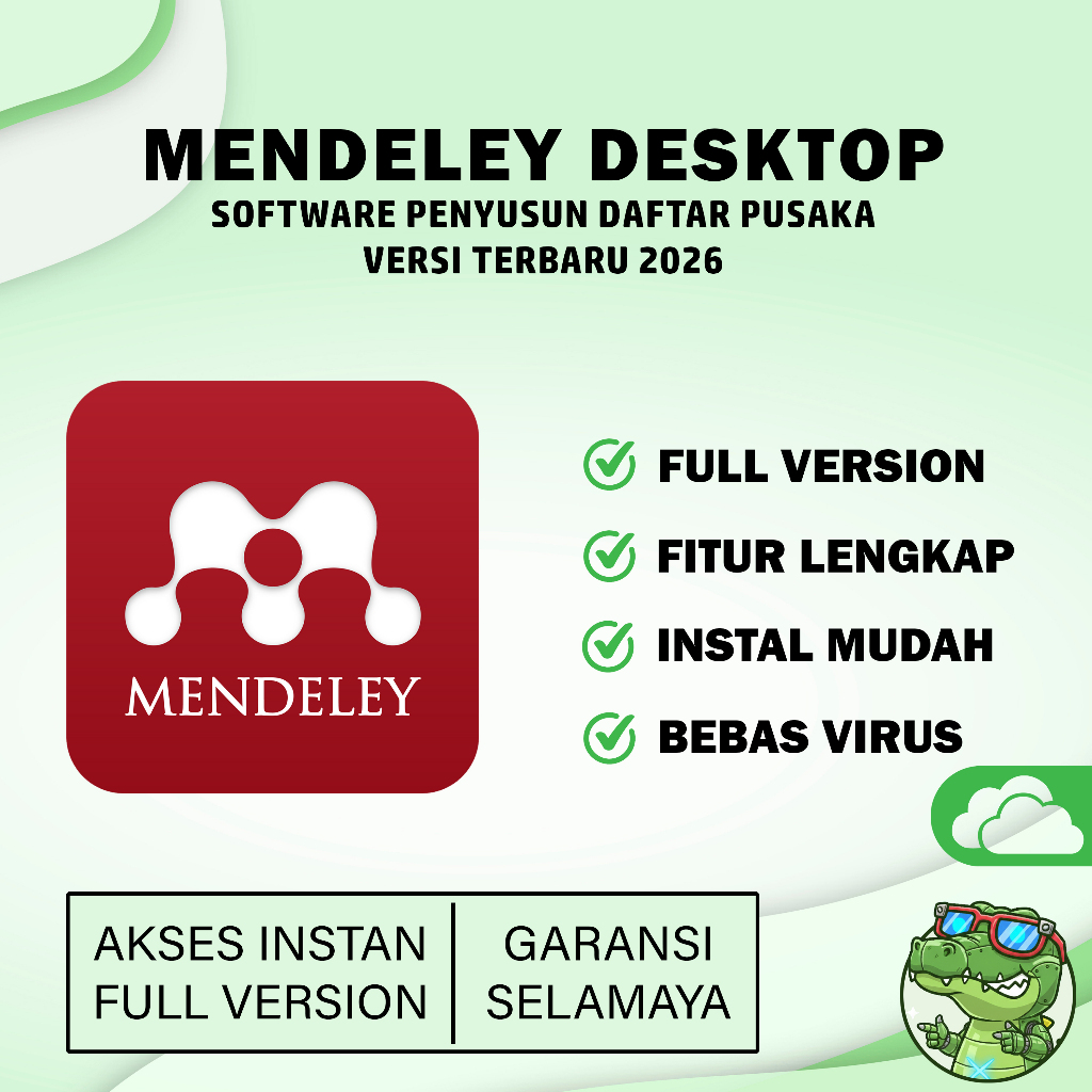 Mendeley Desktop 2026 Original License Lifetime + Software Penyusun Daftar Pustaka Otomatis SOFTWARE