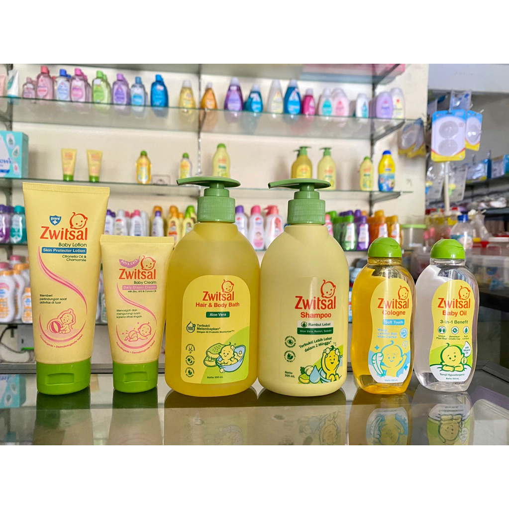 Zwitsal Perawatan Bayi (Baby Lotion, Cream, Hair & Body Bath, Shampoo, Cologne, Baby Oil)