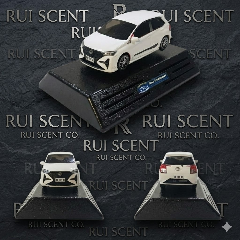 {DAIHATSU AYLA TERBARU} Skala 1 : 45 Pajangan Interior AKSESORIS Miniatur Mobil