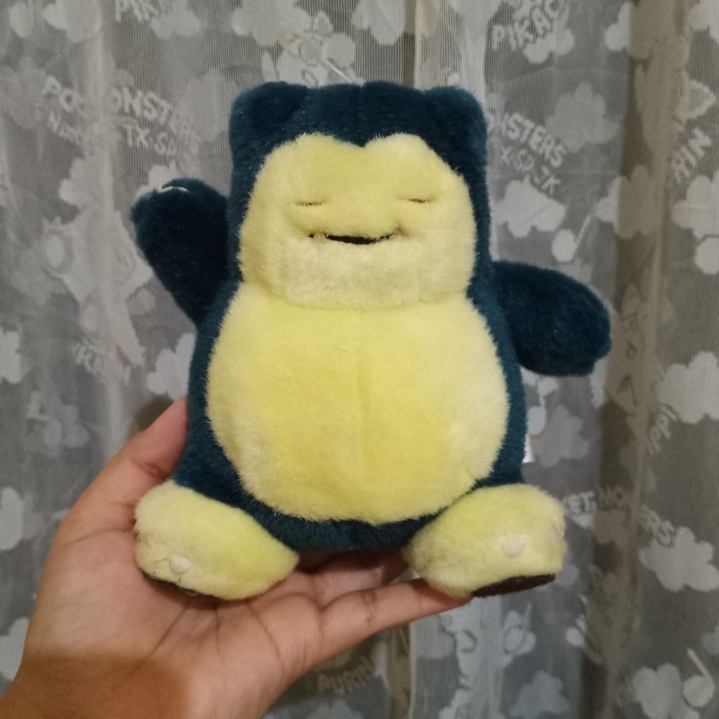 BONEKA POKEMON SNORLAX VINTAGE tomy