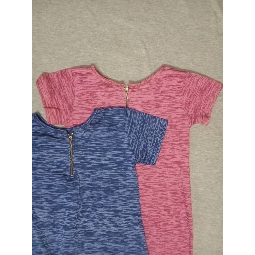 Bundle 2 JAFF(T-shirtDress)pink&blue