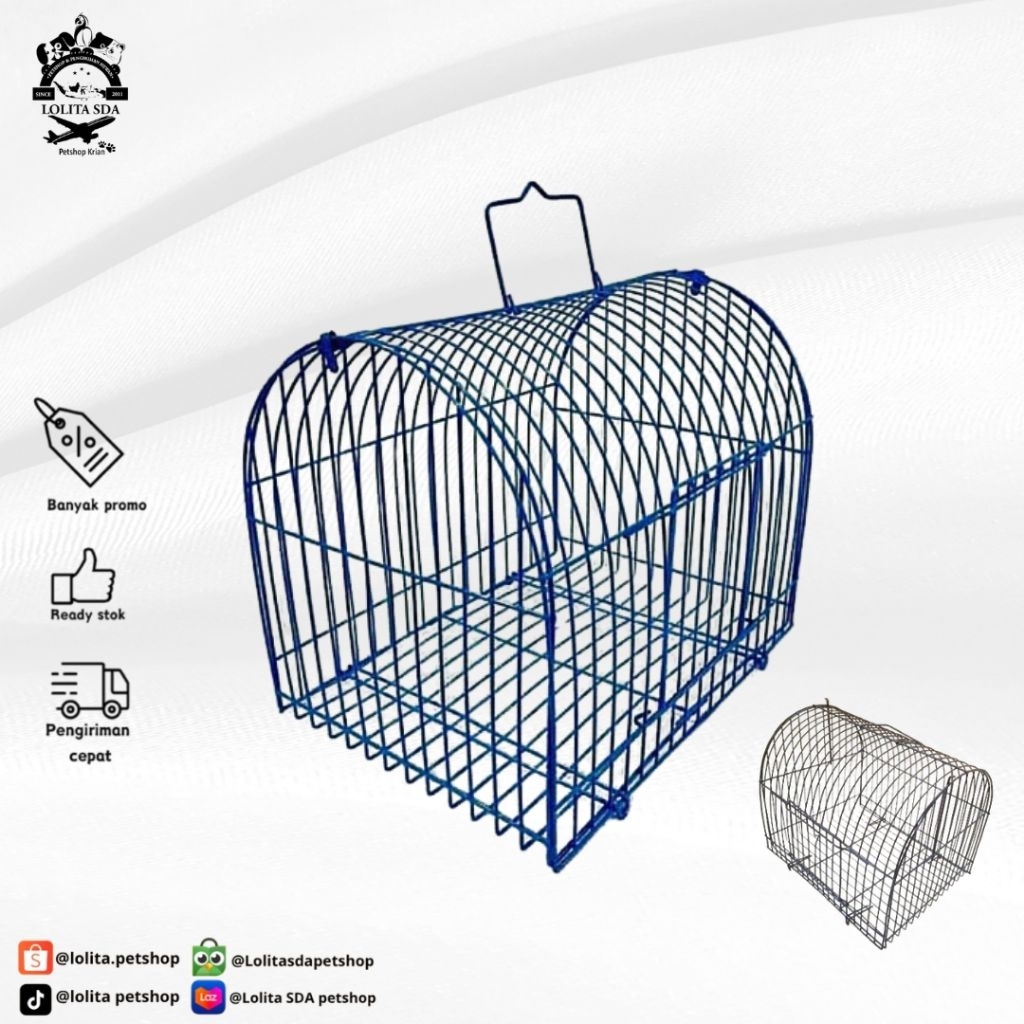 sangkar kandang besi Untulan bawa burung Lovebird sugar GLIDER hamster landak mini / kandang Untulan