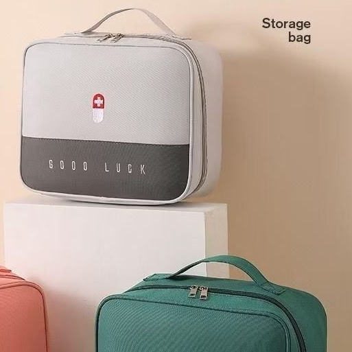 Tas Obat P3K Tempat Obat P3K Good luck/ Medicine Bag Organizer Uk besar dan Uk kecil (Tidak Dengan I