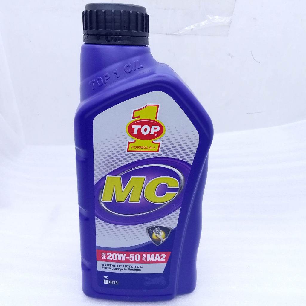 Oli Top 1 MC SAE 20W-50 JASO MA2 1 Liter