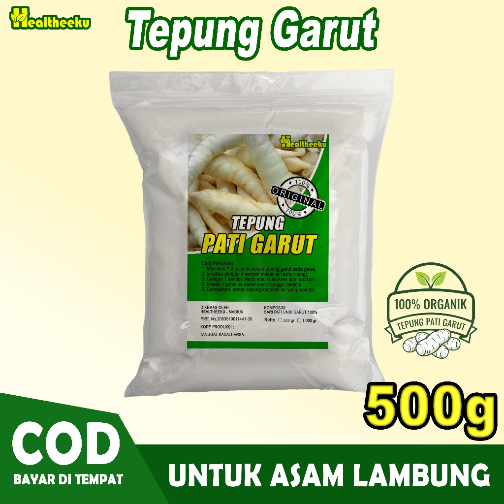 Tepung Pati Garut Untuk Asam Lambung / Pati Garut / Tepung Garut / Tepung Pati Irut / Pati Garut