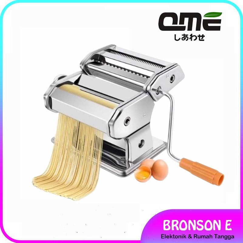 QME Pasta Maker Atlas Gilingan Mie Molen Pangsit Cetakan Mie Penggiling Pencetak Pasta Kue - Pasta m