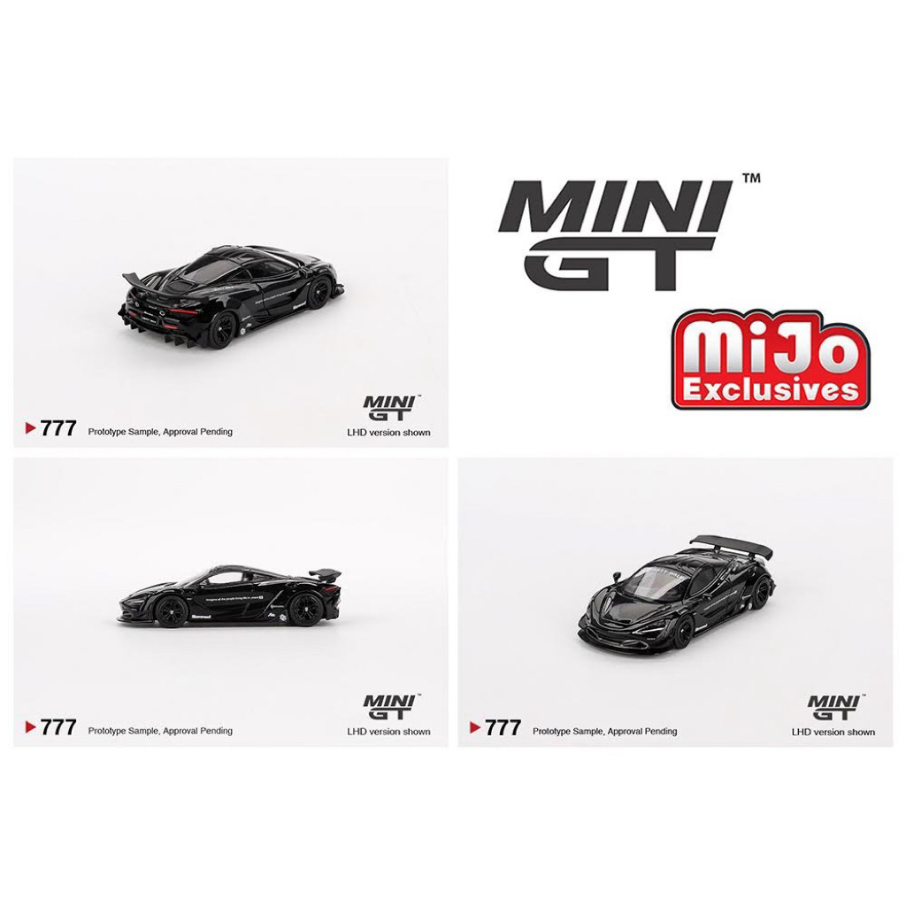 Mini gt Mclaren 720s Lb-works black (BLISTER)