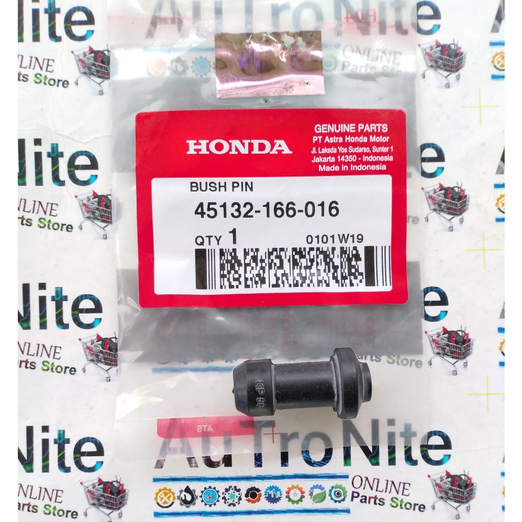 Karet Boot Bush Pin Kaliper Depan Belakang Nissin 45132-166-016 Ori Honda AHM 45132166016
