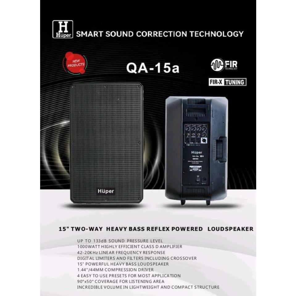 Speaker Aktif 15" Huper QA15A QA 15A 350Watt Original 2 Varian