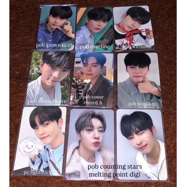 [SALE] PC Hanbin Matthew ZB1 POB Benefit YITS Everline Soundwave Withmuu Tower Record Jump Up Counti